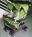 Sashas Rain and Wind Cover for Peg Perego Aria Twin, and Aria Twin 60/40 Twin Side by Side Stroller