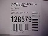 Dishpro Remote 4.0 IR/ UHF Pro w#1 uhf Pro Key