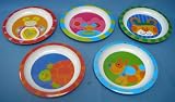 Kids Melamine Plate 22cm - Animal Design (KM0057)