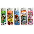5-PACK Ed Hardy Refillable Tattoo Color Changing LED Lighters (EH-LT-122)