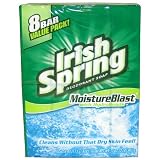 Irish Spring Moisture Blast Deodorant Soap Soap for Unisex, 8 Count