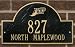 Tampa Bay Rays Black and Gold Personalized Address Plaque