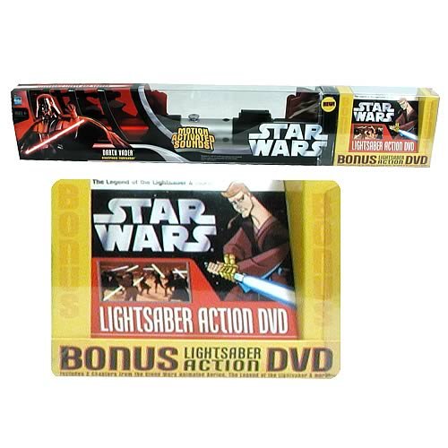 51G4PU6d0mL Star Wars Darth Vader Electronic Lightsaber with Dvd,