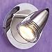 Kitchen & Housewares : Micromark MM30841 Gemini GU10 Mains Voltage Single Spotlight Brushed Chrome Finish