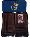 NCAA Kansas Jayhawks Ladies Microfiber Clutch Wallet