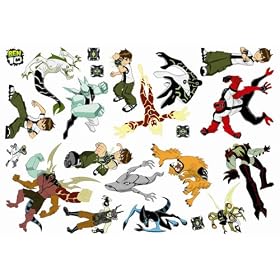Ben 10 Stikarounds - 28 Bedroom Wall Stickers