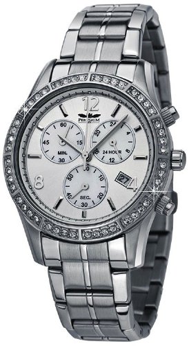 Perigaum 1972 Lydia P-1007-SW Chronograph for Her With crystals