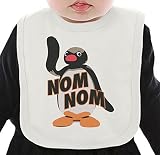 Nom Nom ネクタイを有する有機ビブ Medium