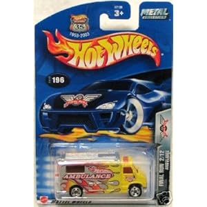 Mattel Hot Wheels 2003 1:64 Scale Final Run Ambulance 2/12 Die Cast Car #196