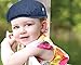 Angela & Williams Baby Childrens Unisex Indoor/Outdoor Lightweight Denim Blue Kids Ivy Cap (1-3 Months)