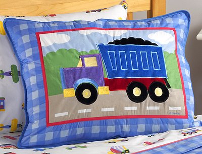 Kitchen: Olive Kids Trains, Planes, & Trucks Standard Sham