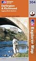 Darlington and Richmond: Egglescliffe and Gainford (Explorer Maps) (OS Explorer Map)
