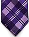Retreez Tartan Plaid Patterns Woven Microfiber Skinny Tie Necktie - 10 Colors