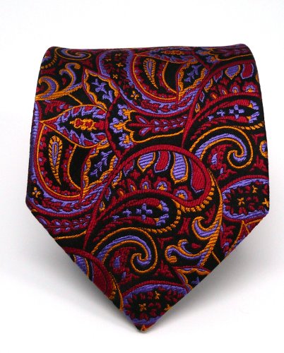 Purple and Red Paisley Tie purple paisley tie. Purple and Red Paisley Tie