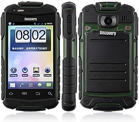Luowan Discovery V5+(V5 Plus) Dual Core Android 4.2 Shockproof Dustproof Outdoor Unlocked Smartphone (Green)
