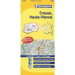 Creuse, Haute-Vienne (Michelin Local Maps)