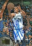 Jim Jackson Autographed/Hand Signed Basketball Card (Dallas Mavericks) 1995 Fleer Metal Universe #20