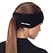 TrailHeads Womenâ€™s Ponytail Headband â€“ Black/Black