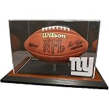 Caseworks New York Giants Brown Zenith Football Display Case