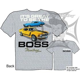 Size XL, Its Great To Be The Boss, Ford Mustang, Muscle Car T Shirt, New, Ships within 24 hours