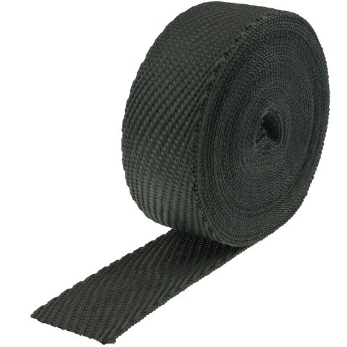 Heatshield Cobra Skin Exhaust Wrap Black Proprietary Data Locking Ties 380012