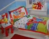 Elmo's 4-Piece Toddler Bedding Set by Sesame Street