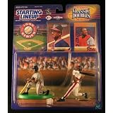 SANDY ALOMAR / CLEVELAND INDIANS & SANDY ALOMAR / WICHITA PILOTS 1999 MLB Classic Doubles * From The Minors To The Majors Series * Starting Lineup Action Figures & Exclusive Collector Trading Cards