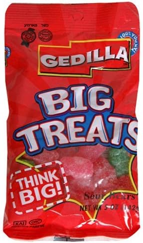 Gedilla Sour Bears Candy 72x 4OZ