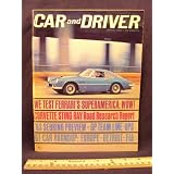 1963 63 April CAR AND DRIVER Magazine (Features: Road Test on Ferrari Superamerica... by Car and Driver