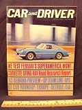 1963 63 April CAR AND DRIVER Magazine (Features: Road Test on Ferrari Superamerica 400 & Chrysler 300-J / 300 - J, + Riverside 500, Corvette Sting Ray Coupe, & Monte Carlo Rally)
