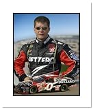 Ward Burton NASCAR Auto Racing Double Matted 8x10 Photograph Collage