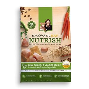 Rachael Ray Nutrish Dry Dog Food, 'Chicken & Vegetable Recipe', 28-Pound Rachael Ray Nutrish Dry Dog Food, 'Chicken & Vegetable Recipe', 28-Pound