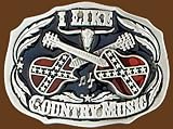 I Like Country Music Belt Buckle