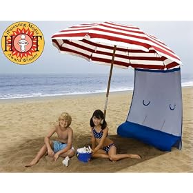 ezShade - NEW!! The Only UPF 50+ Portable CURTAIN that INSTANTLY ATTACHES to ANY Umbrella or Canopy - WEIGHS ONLY 9 OZ