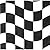 Creative Converting 18 Count Beverage Napkins, Black and White Check
