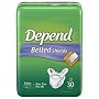 Depend Belted Shields Easy Fit Extra Absorbency 30 , 3.3 Boxes (Pack of 2)