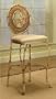 The Hathaway Bar Stool - Set of 2 (Burnished Bamboo) (48"H x 21"W x 21"D)