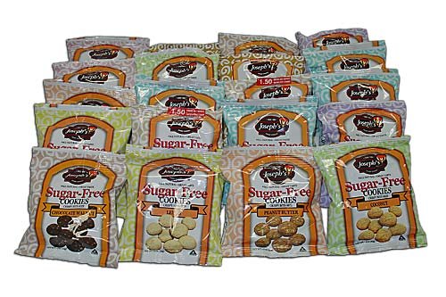 Childrens Toyshop  Gourmet Food : Joseph's Sugar Free Cookies Assortment Pack, 20 - 1.5 oz bags