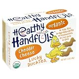 Healthy Handfuls Organic Lucky Duckies Crackers, Cheddar Cheese, 1.5-Ounce Boxes (Pack of 24)