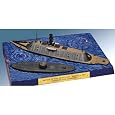 Lindberg 1/210 scale Monitor and 1/300 scale Merrimack ships
