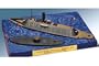 Lindberg 1/210 scale Monitor and 1/300 scale Merrimack ships