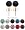 Crystal Stud Earrings by GlitZ JewelZ © - 5/16' (8MM) - Silver 18K Gold plated, looks like real Gold - made with over 100 crystals - bling bling!! Comes packed in a lovely velvet pouch - Choose the colour & size from the menu below
