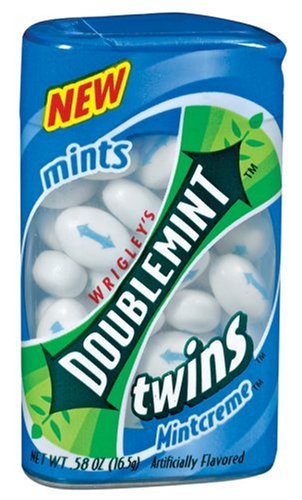 Doublemint Mint Creme Twins, 0.58-Ounce Packs (Pack of 24)