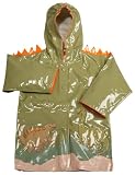 KIDORABLE Dinosaur Raincoat, Green, 3T