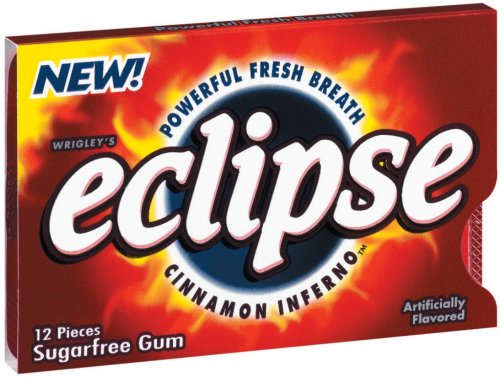 Eclipse Cinnamon Inferno Sugarfree Gum, 12-Piece Package (Pack of 24) by Eclipse