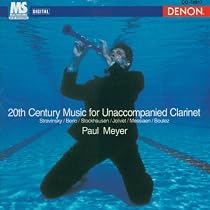 20th Century Music For Unaccompanied Clarinet
