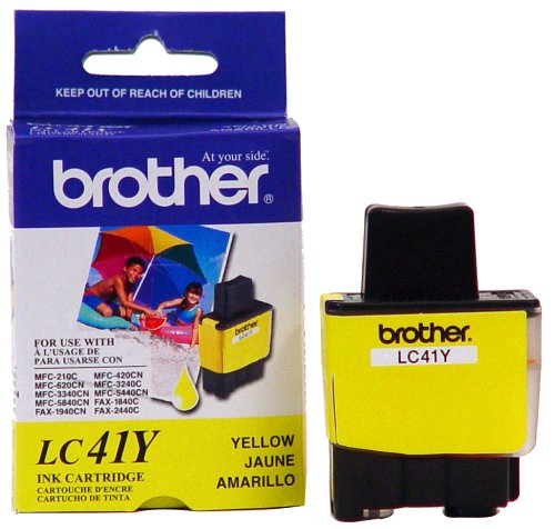 Brother LC41Y Yellow Ink Cartridge