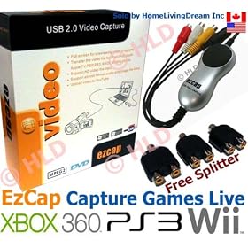 Buy EzCap USB 2.0 Audio Video Capture Card Device Transfer Live Games from Xbox360... now!