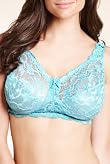 Total Support Floral Lace Non-Padded Bra [T33-8085-S]