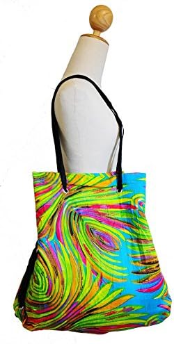 Exotic Elegance 2 in 1 Colorful Cotton Voile Shoulder Bag.